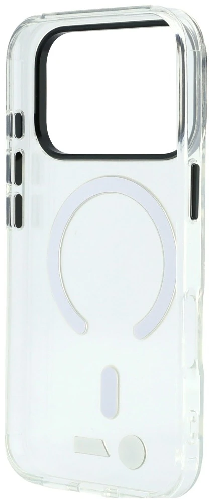 Dėklas BMW M IML Glossy Metal Logo & Trims MagSafe Case for iPhone 18 Pro Max / 17 Pro Max - Transparent