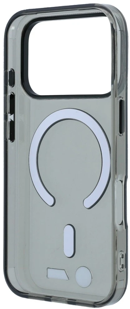 BMW M IML blizgus metalinis logotipas ir apdailos MagSafe dėklas iPhone 18 Pro Max / 17 Pro Max - Juodas