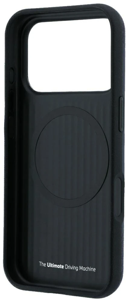 BMW M Tire Track Mėlyna linija MagSafe dėklas, skirtas iPhone 17 Pro Max / 18 Pro Max – tamsiai mėlyna
