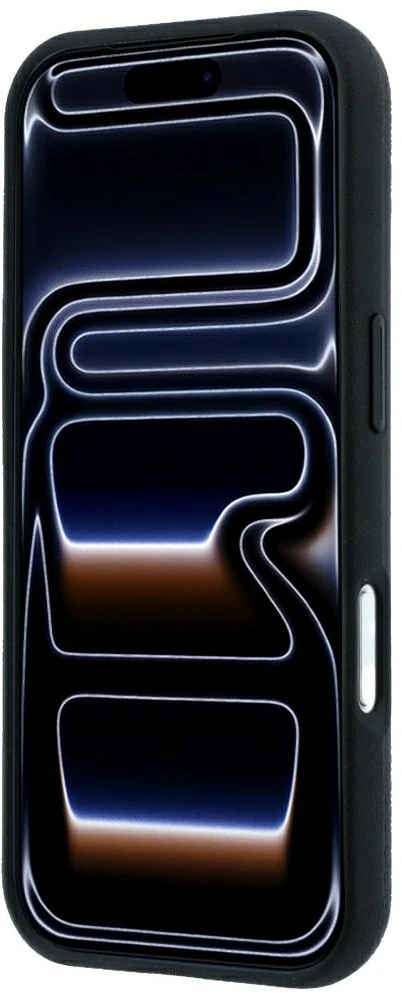 Dėklas BMW M Tire Track Metal Logo MagSafe Case for iPhone 17 Pro Max / 18 Pro Max - Juoda