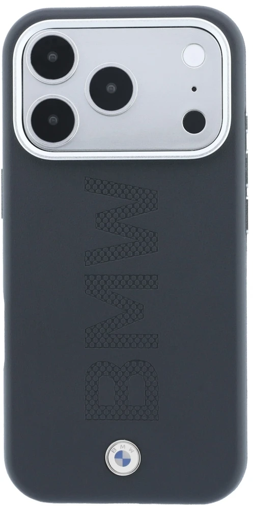 Dėklas BMW Sign Centered Deboss MagSafe Case, skirtas iPhone 17 Pro / 18 Pro – Pilka