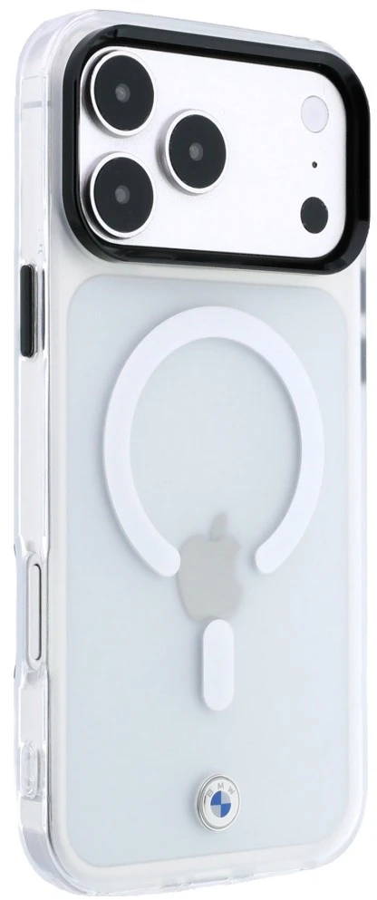 Dėklas BMW Sign Frosted IML & Metal Logo MagSafe Case for iPhone 18 Pro Max / 17 Pro Max - Clear
