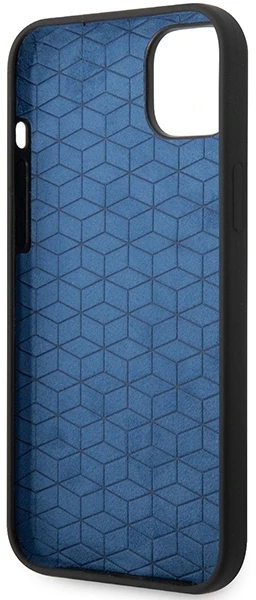 BMW silikoninis dėklas iPhone 14 Plus / 15 Plus, juodas