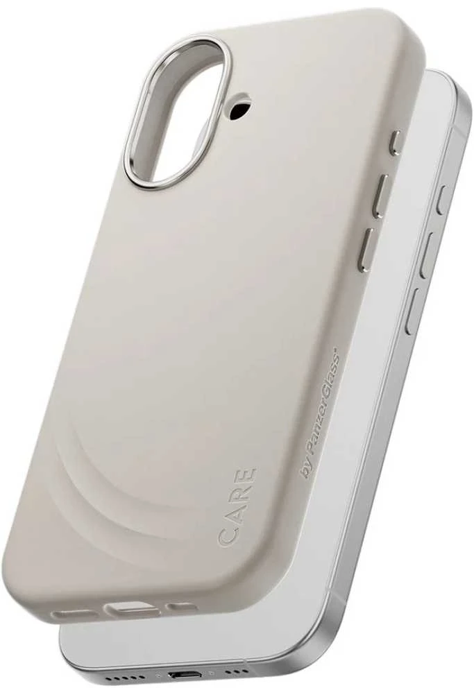 „Panzer Glass CARE by PanzerGlass FLOW MagSafe“ dėklas, skirtas „iPhone 17“ – rusvai geltonas