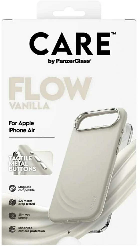 „Panzer Glass CARE by PanzerGlass FLOW MagSafe“ dėklas, skirtas „iPhone Air“ – rusvai geltonas