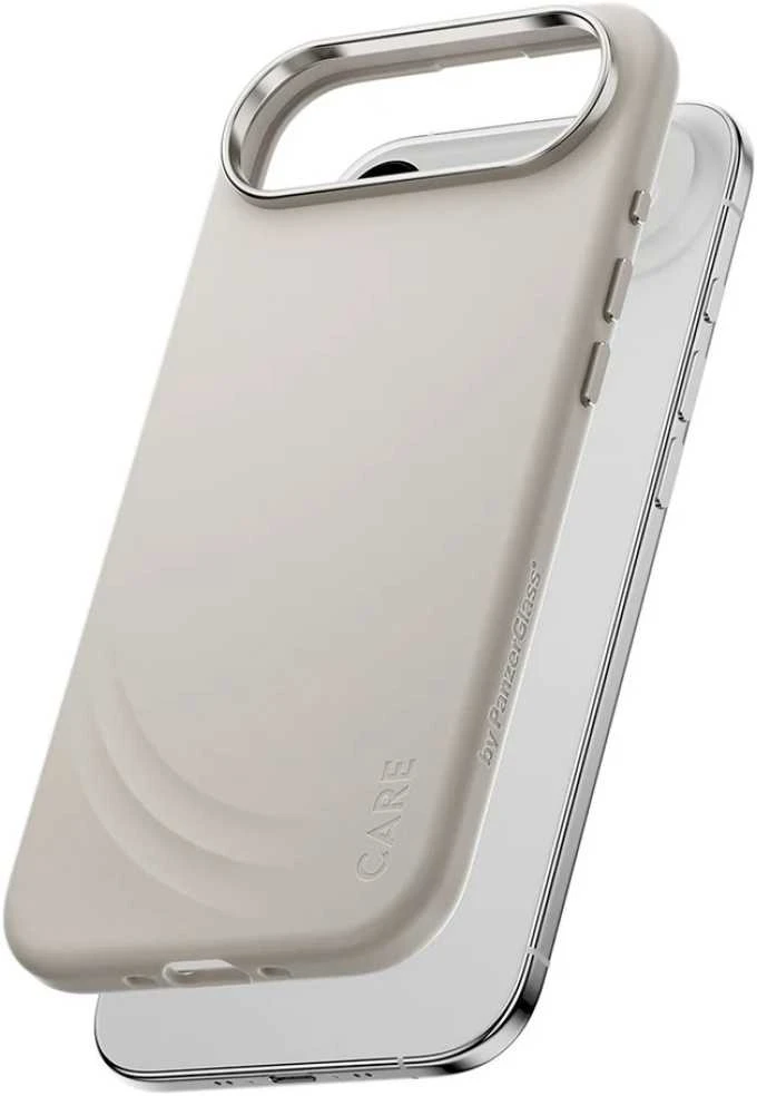 „Panzer Glass CARE by PanzerGlass FLOW MagSafe“ dėklas, skirtas „iPhone Air“ – rusvai geltonas