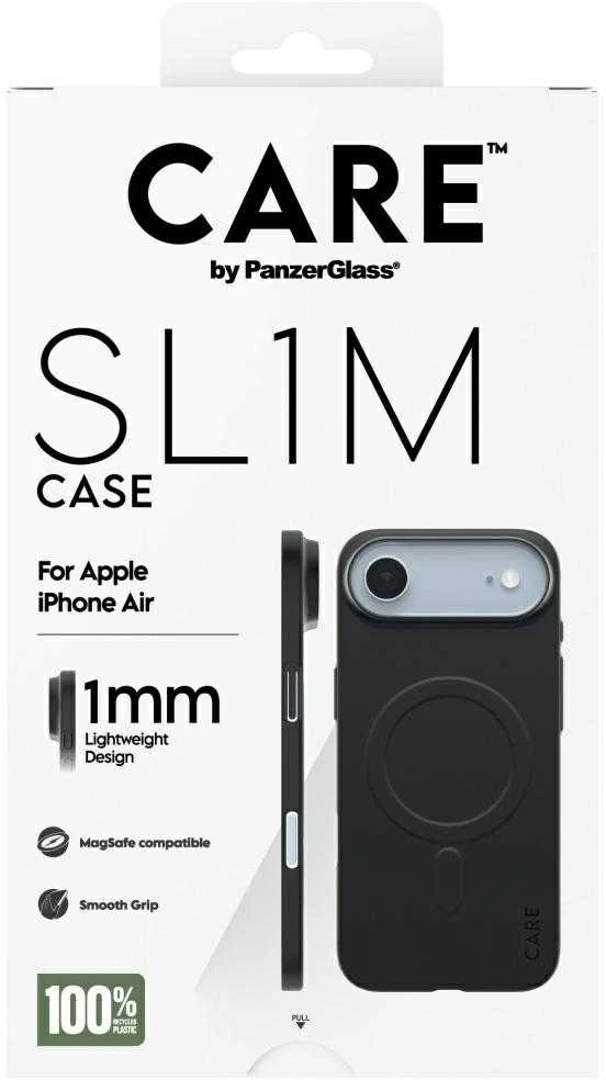 „Panzer Glass CARE by PanzerGlass SL1M MagSafe“ dėklas, skirtas „iPhone Air“ – Juodas