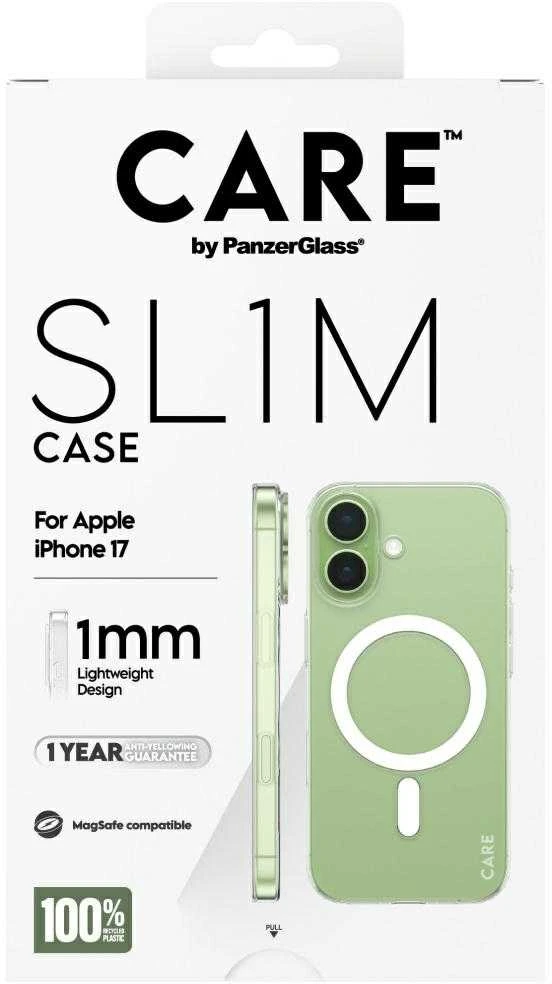 „Panzer Glass CARE by PanzerGlass SL1M MagSafe“ dėklas, skirtas „iPhone 17“ – skaidrus