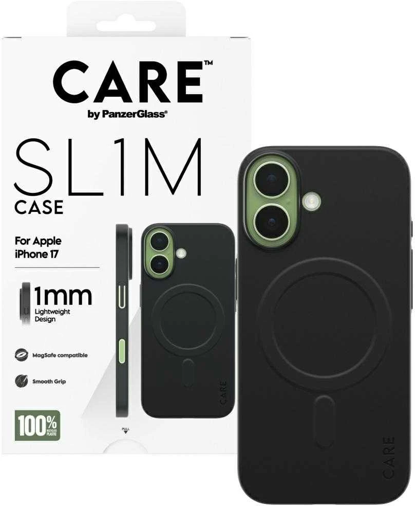 „Panzer Glass CARE by PanzerGlass SL1M MagSafe“ dėklas, skirtas „iPhone 17“ – Juodas
