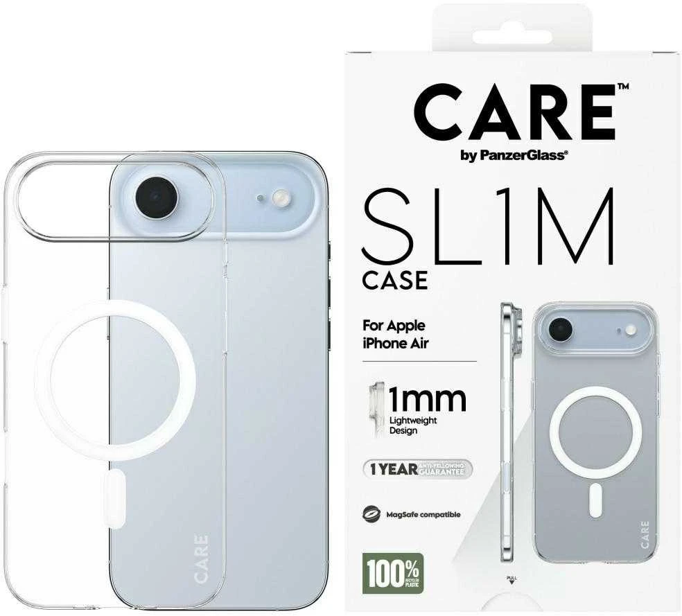 „Panzer Glass CARE by PanzerGlass SL1M MagSafe“ dėklas, skirtas „iPhone Air“ – permatomas