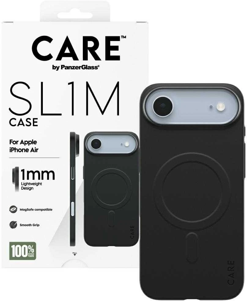 „Panzer Glass CARE by PanzerGlass SL1M MagSafe“ dėklas, skirtas „iPhone Air“ – Juodas