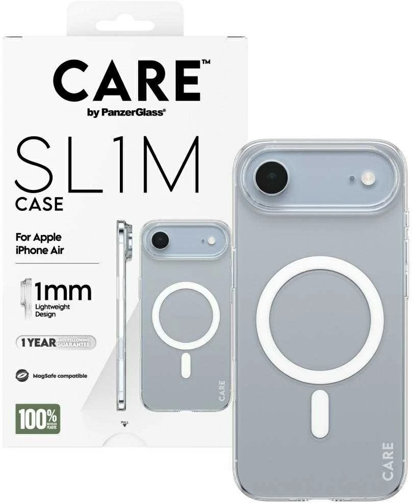 „Panzer Glass CARE by PanzerGlass SL1M MagSafe“ dėklas, skirtas „iPhone Air“ – permatomas