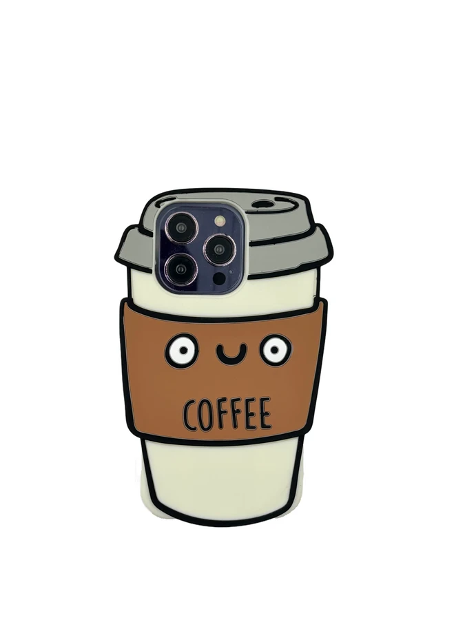 3Dcase DĖKLAS CASE 3D CAFFFE LATTE IPHONE 13 PRO