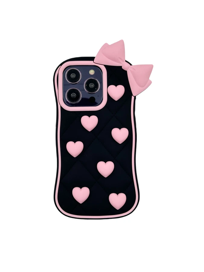 3Dcase DĖKLAS CASE 3D HEARTS IPHONE 13 PRO