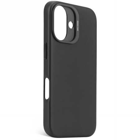 Decoded Leather Backcover with MagSafe Apple iPhone 16 - dėklas telefonui juodos spalvos