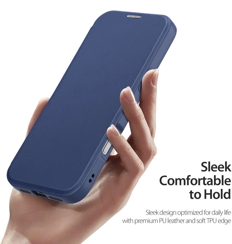 DUX DUCIS dėklas SKIN X PRO, suderinamas su MagSafe, skirtas iPhone 18 Pro / 17 Pro (atviro žiedo versija), mėlynas