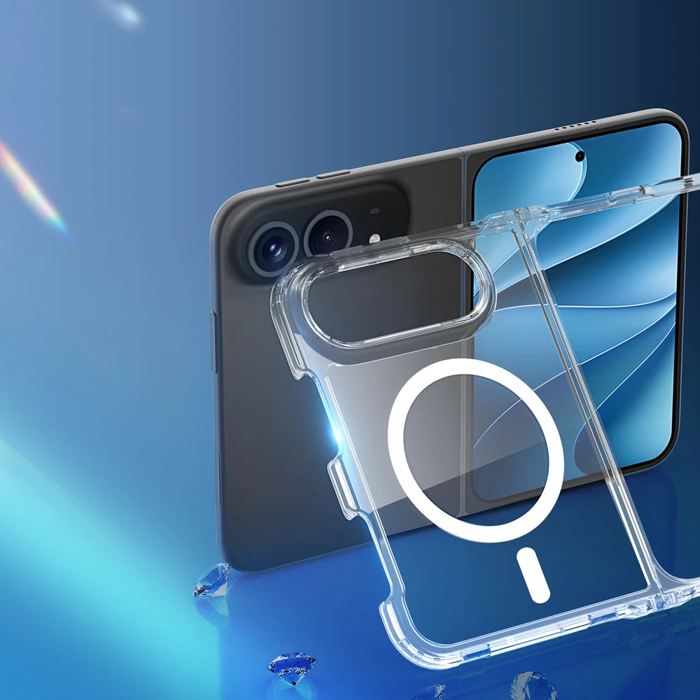 Dėklas Dux Ducis Clin Mag iPhone Duo Case Compatible with MagSafe - Transparent