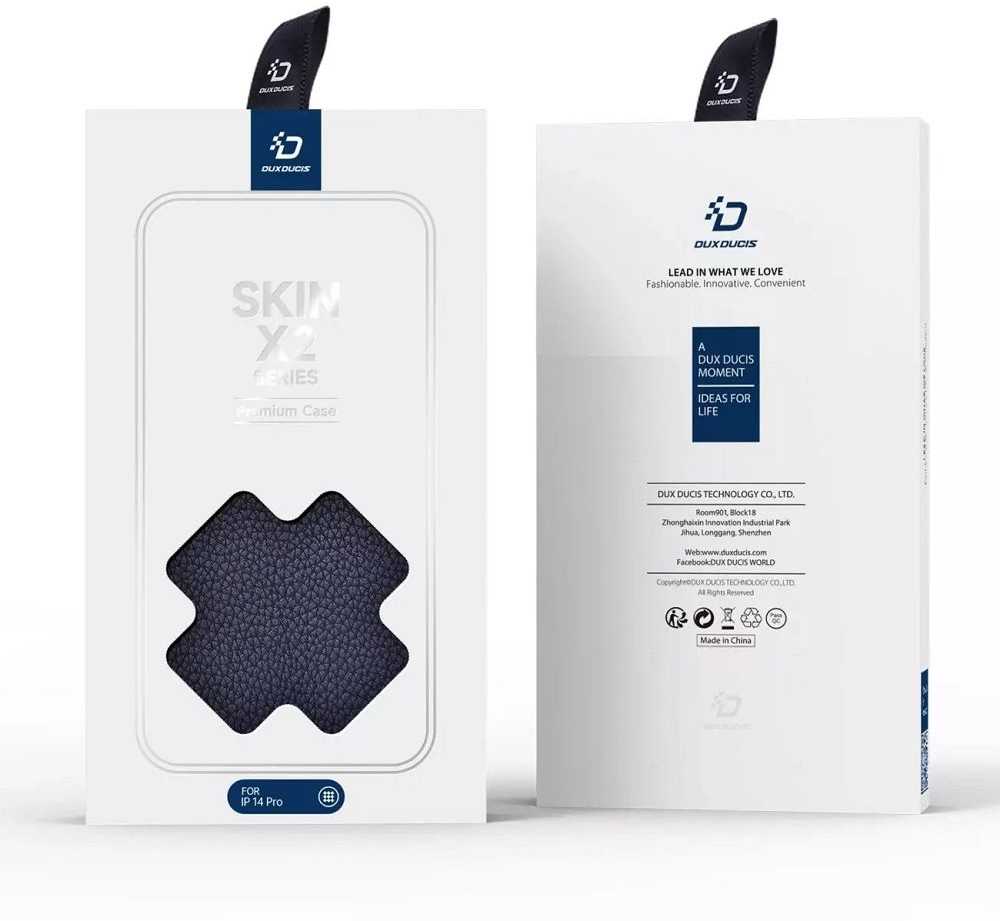 Dux Ducis Skin X2 dėklas skirtas iPhone 14 Pro, mėlynas