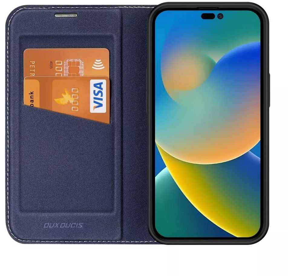 Dux Ducis Skin X2 dėklas skirtas iPhone 14 Pro, mėlynas