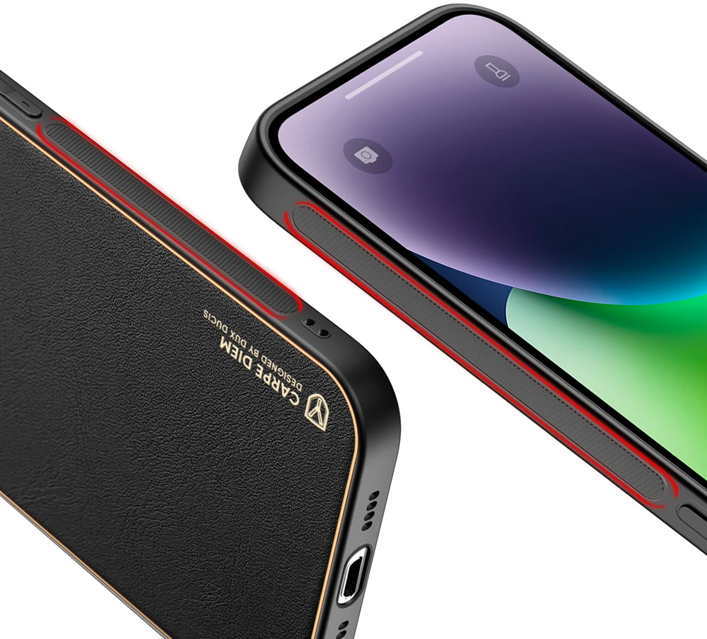 Dux Ducis Yolo dėklas skirtas Apple iPhone 14 Plus, juodas