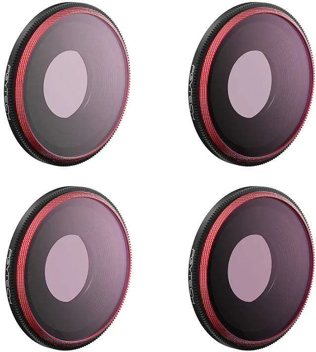 ND-PL filtro rinkinys PGYTECH (8/16/32/64), skirtas DJI Osmo Action 3