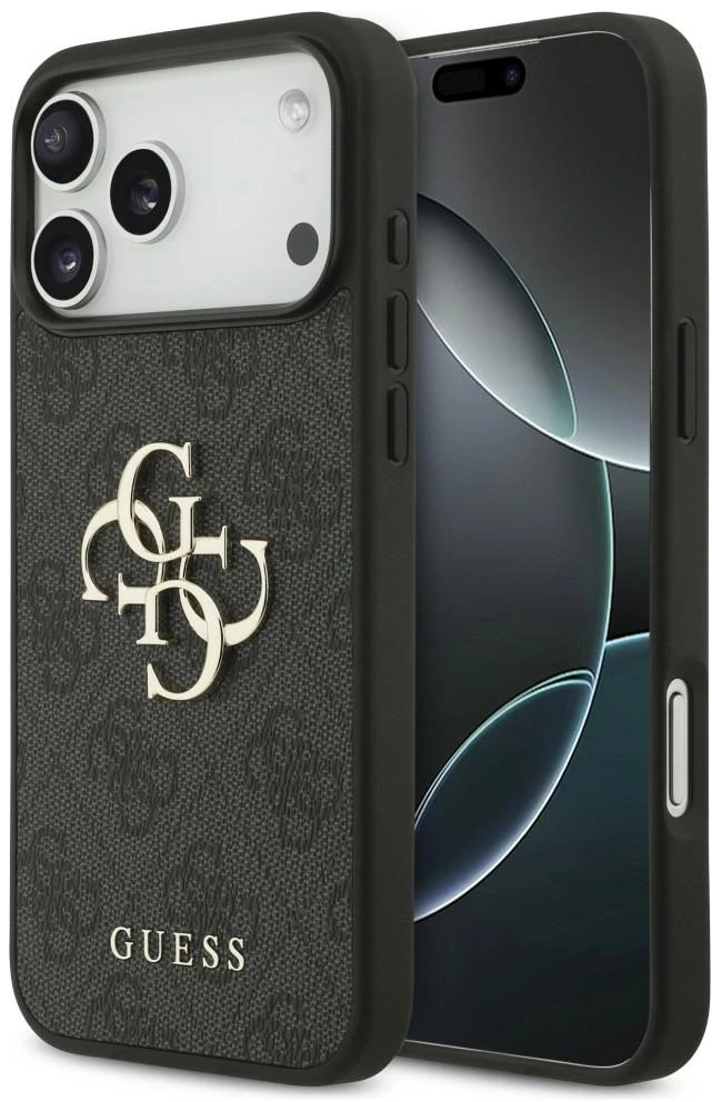 Dėklas Guess 4G Big Logo Case for iPhone 17 Pro Max / 18 Pro Max - Juodas