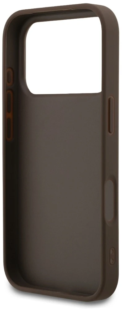 Dėklas Guess 4G Classic skirtas iPhone 18 Pro / iPhone 17 Pro ruda