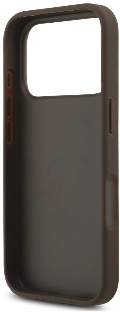 Dėklas Guess 4G Strap 4G Classic Logo Case for iPhone 18 Pro / 17 Pro - Brown