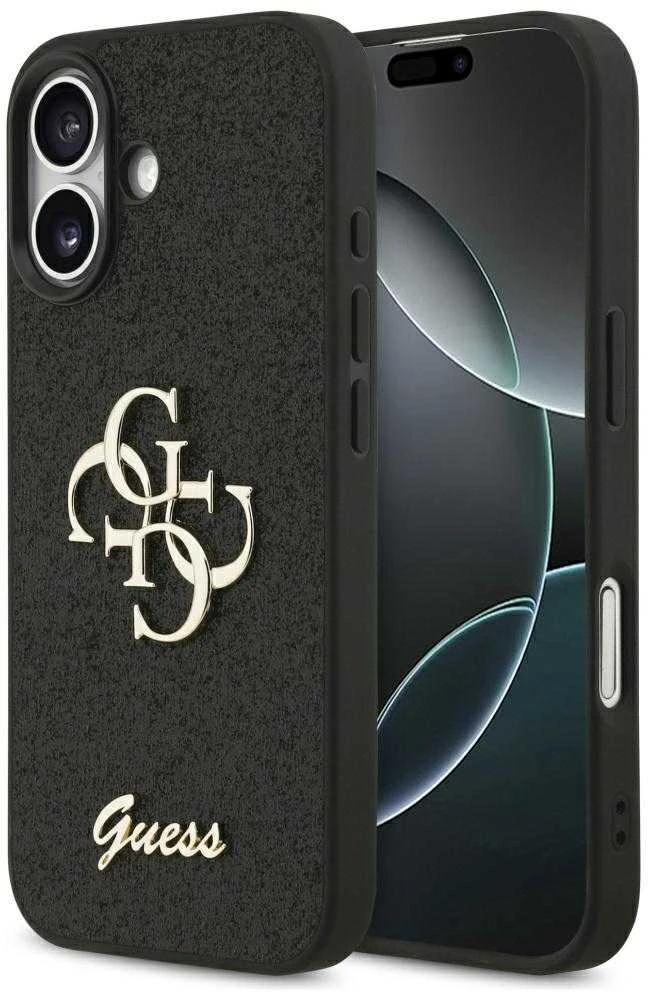 Guess 4G Strap 4G Classic Logo dėklas skirtas Apple iPhone 17 rožinės spalvos