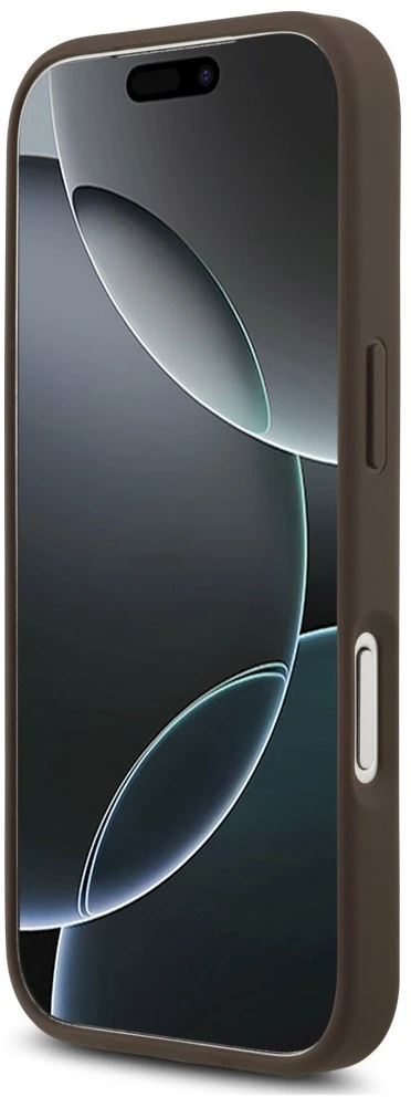 Dėklas Guess 4G Strap 4G Classic Logo Case for iPhone 18 Pro / 17 Pro - Brown