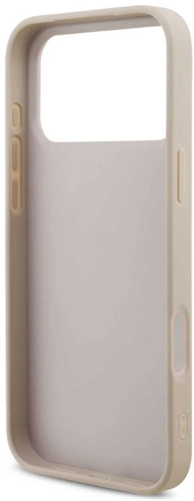 Guess 4G Strap 4G Classic Logo dėklas skirtas Apple iPhone 17 Pro Max rožinės spalvos