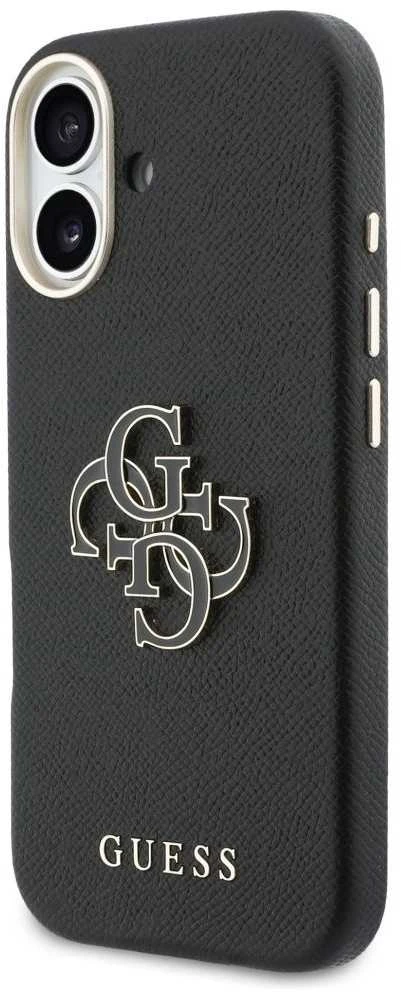 GUESS dėklas IPHONE 17 GUHCP17S5PS4RGGK (PU FW Resin Logo) juodas