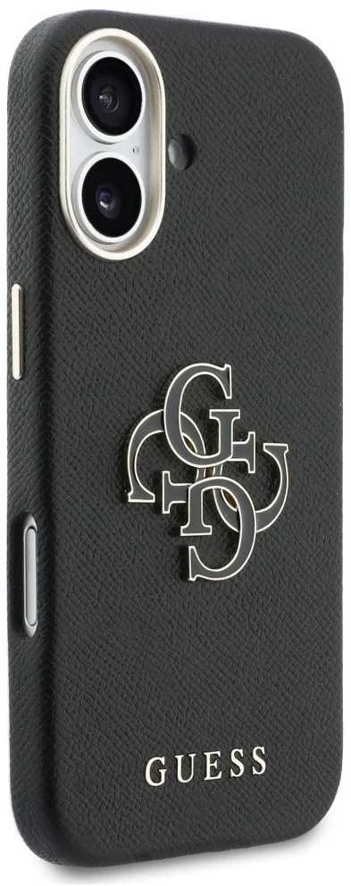 GUESS dėklas IPHONE 17 GUHCP17S5PS4RGGK (PU FW Resin Logo) juodas