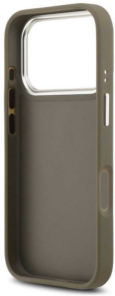 Guess Grained Big 4G Classic Logo - dėklas skirtas Apple iPhone 17 Pro ruda