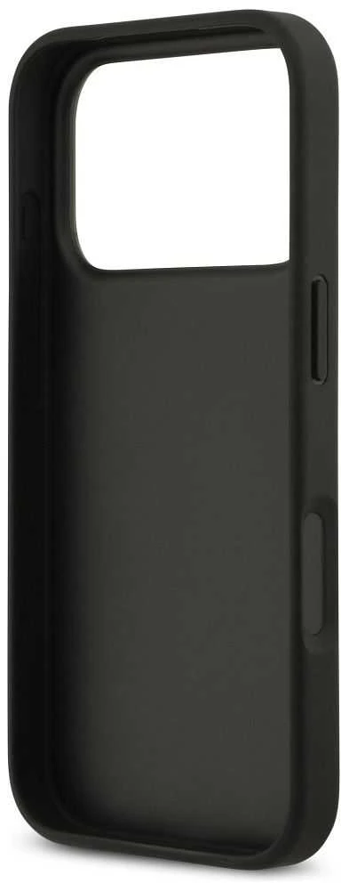 Dėklas GUESS case for IPHONE 17 Pro GUHCP17LP4TPK (4G Double Card Triangle) juodas