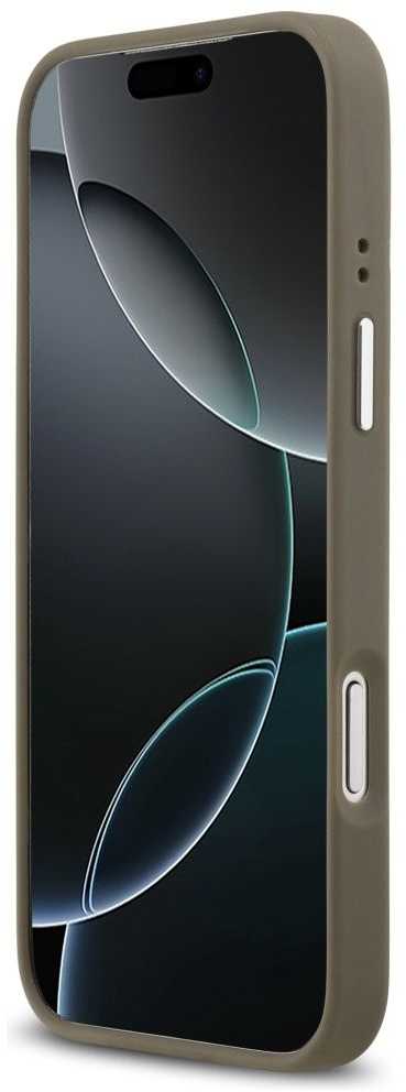 Guess Grained Big 4G Classic Logo - dėklas skirtas Apple iPhone 17 Pro Max ruda