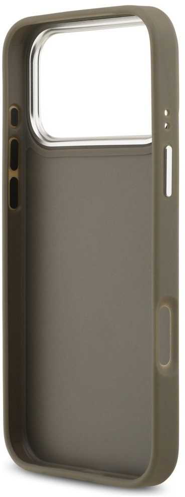 Guess Grained Big 4G Classic Logo - dėklas skirtas Apple iPhone 17 Pro Max ruda