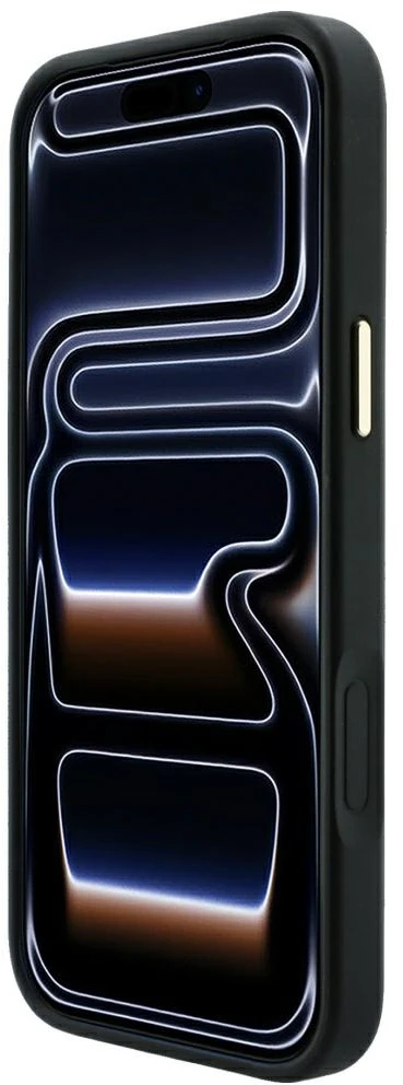 Guess Embossed 4G Classic MagSafe dėklas skirtas iPhone 18 Pro Max / iPhone 17 Pro Max juodas