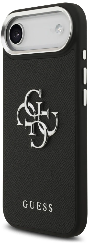 Dėklas Guess Grained Big 4G Classic Logo for Apple iPhone Air juodos spalvos