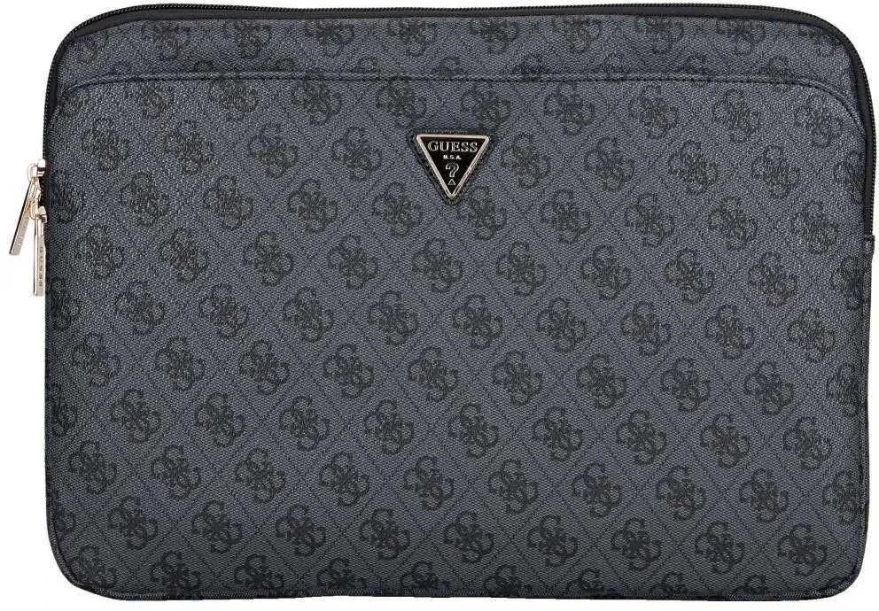 Bag Guess Sleeve 14″ 4G Zipper Pocket Triangle Logo juodos spalvos