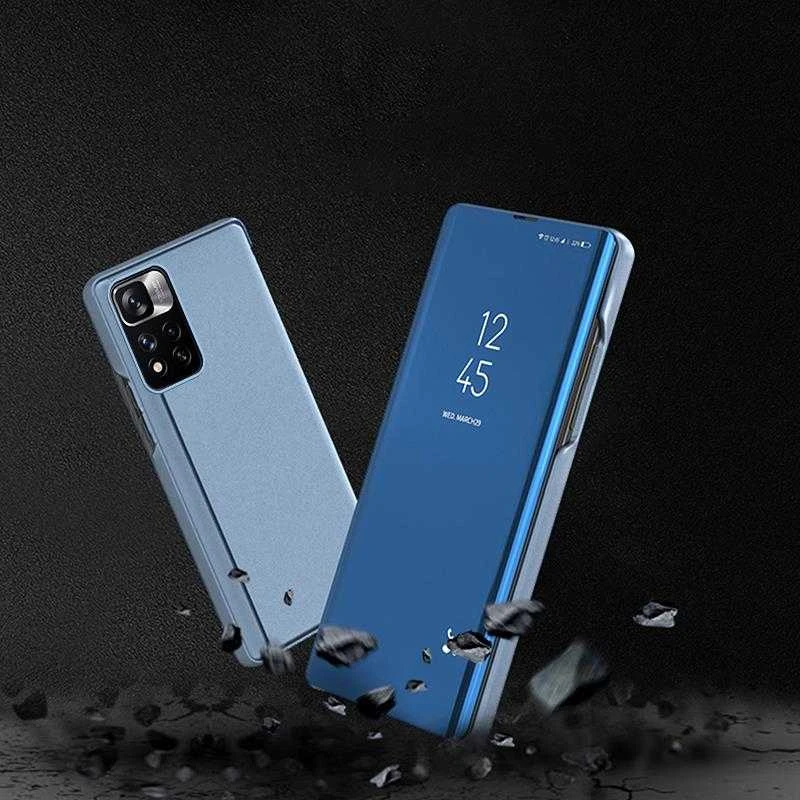 Hurtel Clear View dėklas skirtas Realme 9 Pro + (9 Pro Plus), juodas