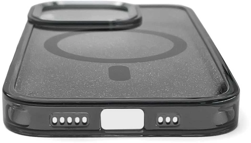 Dėklas Glitter Case MagSafe na iPhone 16 Pro - juoda su brokatem
