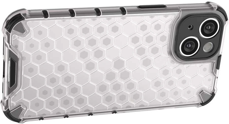 Hurtel Honeycomb dėklas skirtas iPhone 14 Plus, mėlynas