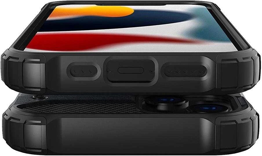 Hurtel Hybrid Armor dėklas skirtas iPhone 14 Plus, juodas
