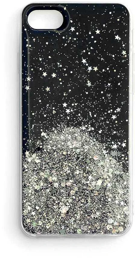 Hurtel Star Glitter Shining Apple iPhone 13 Pro dėklas telefonui juodos spalvos