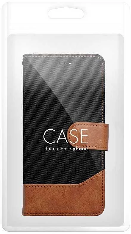 OEM atverčiamas dėklas iPhone 17 AIR Jeans Book juodas