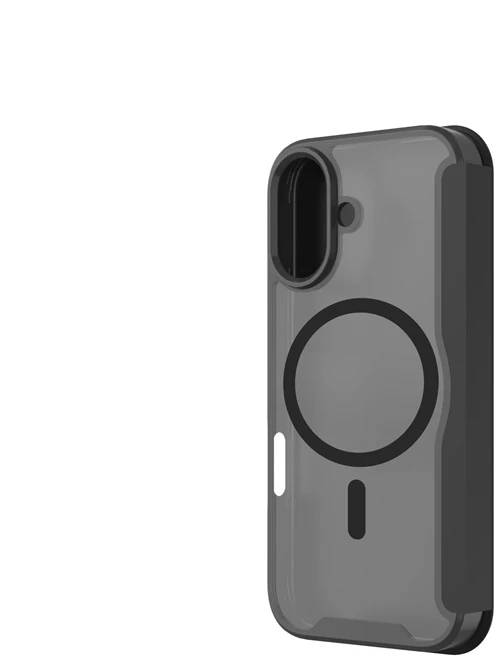 Dėklas JUST MUST CHAMPION II MAGSAFE FLIP CASE for iPhone 17, Juodas