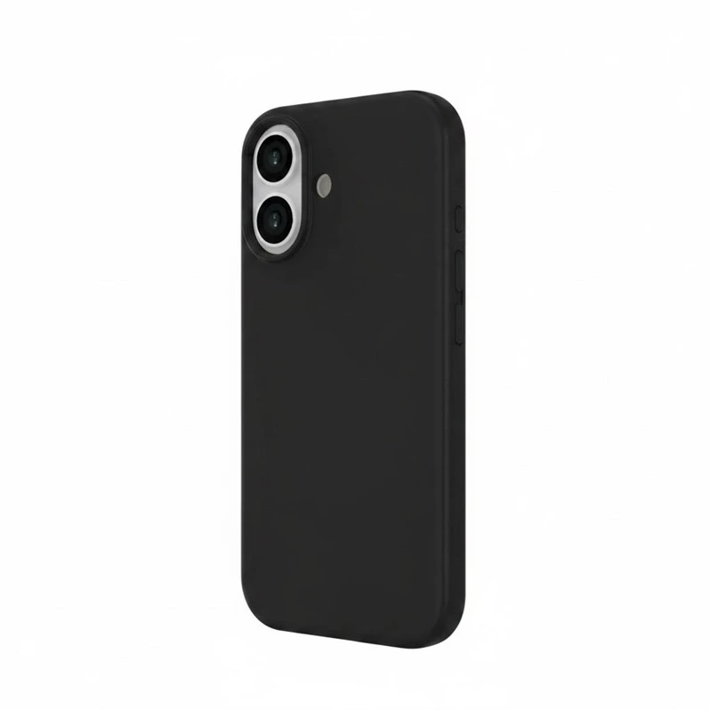 Dėklas JUST MUST REGULAR DEFENSE SILICONE with MAGSAFE for iPhone 17 Juodas