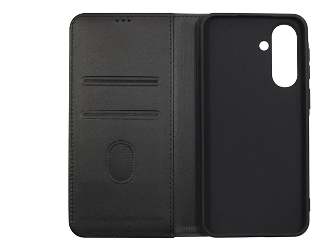 Dėklas Just Must JM STAND FLIP CASE for Galaxy A37, Juodas