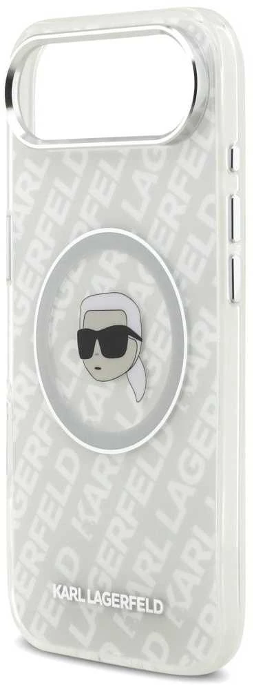 Karl Lagerfeld IML Karl Head Logo MagSafe iPhone Air dėklas – pilkas